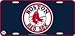 Boston Red Sox Metal Logo License Plate