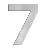 Brushed Stainless Steel House Marker &acute; 7 &acute; ( Stainless Steel ) ( 5.9 &acute; H ) - B0001LUFBC