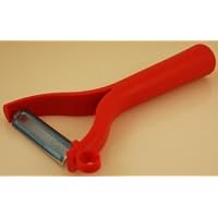 Tupperware Universal Vegetable Fruit Potato Peeler in Chili Red