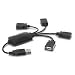 Electronics : Usb Squid, 4-Port Hub, Black