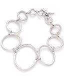Baroni Organic Graduated Oval Link Toggle Bracelet