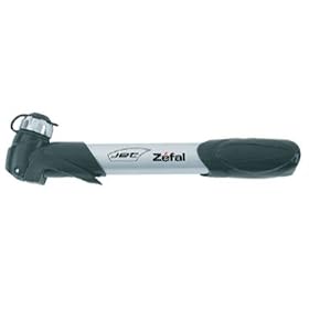 Zefal Mini Jet All Purpose Bicycle Frame Pump, EZ Flip with Thumblock