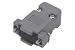 Assembled Hood Kit, DB9/HD15 Gray