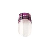 Party Nails Kit dOngles Pret-A-Poser 2x Pack de 12 Ongles Total de 24 Ongles Couleur Black and Purple Stripes #88013 + A-viva Lime a Ongle Bio !