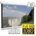 120 Zoll (304cm Diagonale) 245 x 180 cm Rolloleinwand HD Leinwandtuch f&uuml;r alle Beamer geeignet! 1:1, 4:3, 16:9, Rollo Leinwand zum SONDERPREIS