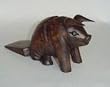 Glorietta the Pig Carved Wooden Doorstop Wedge