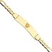 14K Oakland Raiders Med Pol Id Bracelet W/Figaro - NF1510-8