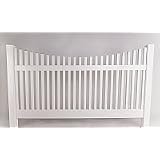 Vinyl Fencing - Classic Picket - Scalloped - 72 High X 72 Wide (69 Coverage) Section by Longevity Vinyl Fence
