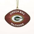 Green Bay Packers 1.75" Resin Football Christmas Ornament - NFL Football