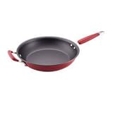 Review   / 12 Inch Open French Skillet w/Handle Helper(Red Sleeved)