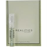 REALITIES (NEW) by Liz Claiborne COLOGNE SPRAY VIAL ON CARD MINI for MEN