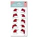 Boutique Le Grande Dimensional Christmas Stickers: Santa Hats