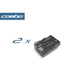 2 PACK 2000mAh Battery for Canon BP-511A BP-511 BP511