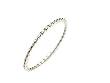 18k White Gold Rope Ring 1.65mm Size 5