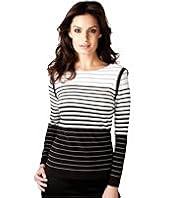 Per Una Speziale Striped Colour Block Top