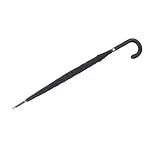 Mens Minister Executive Range Leather Hook handle Walking Umbrella