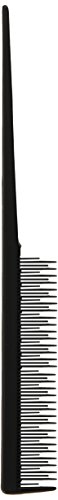 Diane Teasing Tail Comb, Dozen, 8 Inch, Black