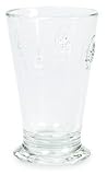Sisson Imports Fleur de Lis Tall Glass 10 Oz.