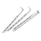 Review Gelert  / Gelert Peg007 Stl Ripple Angle Pegs X10 7In