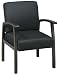 Deluxe Espresso Finish Guest Chair with Grade B Pivot Pattern Fabric, Garnet/Salsa