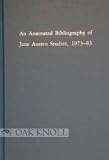  : An Annotated Bibliography of Jane Austen Studies, 1973-83