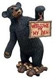 DHI/ACCENTS Bear With Moose Slippers Statuary