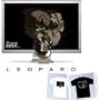 T-Shirt: Leopard Black XXL