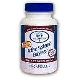 (1) Active Systemic Enzymes by Global Health Trax, Inc. - 60 capsules