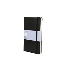 Carnet de croquis - Grand format - Couverture rigide noire - 13 x 21 cm