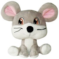 Dog It Luvz Plush Toy Mouse Large – Dog It 73011