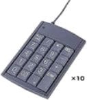 SANWA SUPPLY NT-2USET USBテンキー10個セット