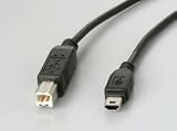 バッファローコクヨサプライ Arvel ミニUSBケーブル Bオス:MiniAオス 1.0M AUM20MA03