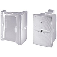 Yamaha NS-AW1W Two-Way Indoor/Outdoor Speakers, White (Pair)
