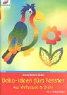 Deko-Ideen fuers Fenster. Aus Wellpappe und Draht
