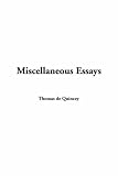 Miscellaneous Essays