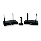 Ex-Pro Ultra Sender 5.8GHZ Wireless Scart Video sender unit EXDG158, Send your video remotely to another location. Range 100m Also includes infrared for wireless operation of remote. [Avoid interference from Broadband wireless routers etc]