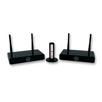 Ex-Pro Ultra Sender 5.8GHZ Wireless Scart Video sender unit EXDG158, Send your video remotely to another location. Range 100m Also includes infrared for wireless operation of remote. [Avoid interference from Broadband wireless routers etc]