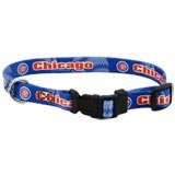 Chicago Cubs Adjustable Pet Dog Collar (Small)