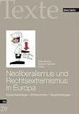 Neoliberalismus und Rechtsextremismus in Europa: Zusammenh&auml;nge - Widerspr&uuml;che - Gegenstrategien - 