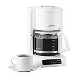 Mr. Coffee 10-Cup Programmable Coffee Maker, White
