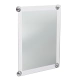 Moen Showhouse YB7495CH Vivid Mirror With Decorative Hardware, Chrome