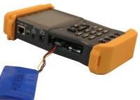 ShiMei IPC Camera Tester 7.4V 5000 mAh Extra Battery CCTV Security Tester Battery Pack forShiMei? IPC Camera Tester Adapter 12V/2A CCTV Security Tester Adpter for CCTV Security Camera Test