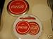 Rare Coke Round Playing Cards Tin Pad Pen Coca-cola