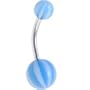 Belly - Sky Blue Beach Ball Banana Belly Ring