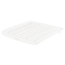 Rubbermaid 1180ARM6WHT Antimicrobial Small Drain Board, White
