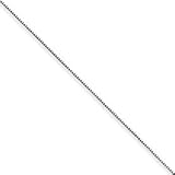 Sterling Silver .5mm Box Chain 9