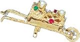 Garden Cart, 14K Gold Charm