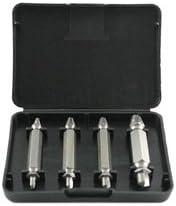 Screw Extractor Set and Professional Damaged Screw Remover, This is a Set of 4 High Strength Drill Bits to Help You Remove Those Bothersome Stripped Screws by ContractorsGrade®