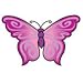 Pink Butterfly Temporary Tattoo 1.5x2