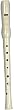 Yamaha YRN-22B Barouque 2-Piece Sopranino Recorder, Key of F